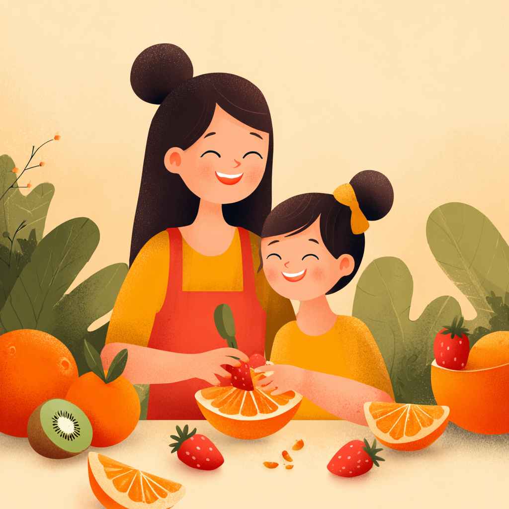 vitamina C benefica copiilor